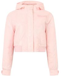 Moschino - Hooded Zip-Fastening Cropped Jacket - Lyst