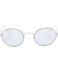 Giorgio Armani - Round-frame Tinted Sunglasses - Lyst