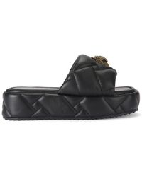 Kurt Geiger - Kensington Puff Leather Flatform Sandals - Lyst