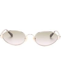Chloé - Oval-Frame Sunglasses - Lyst