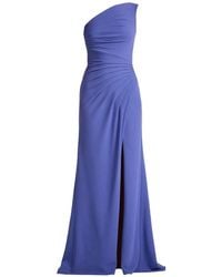 Tadashi Shoji - One-Shoulder Slit Dress - Lyst