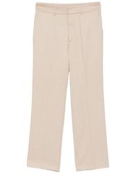 Patrizia Pepe - Pressed-Crease Tailored Trousers - Lyst