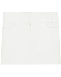 Courreges - Mini-Rok Met Ceintuur - Lyst