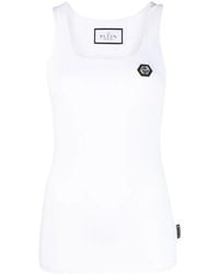 Philipp Plein - Logo-Patch Tank Top - Lyst