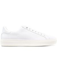 Canali - Leather Lace-up Trainers - Lyst