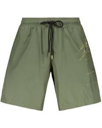 Philipp Plein - Graphic-Print Drawstring Swim Shorts - Lyst