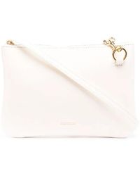 Jil Sander - Medium Leather Crossbody Bag - Lyst