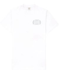 Sporty & Rich - Logo-Print Crew-Neck T-Shirt - Lyst