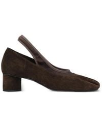 Bimba Y Lola - Suede And Tricot Court Shoes - Lyst