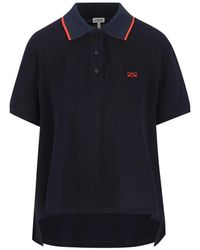 Loewe - Anagram-Embroidered Polo Shirt - Lyst