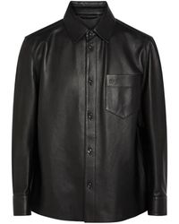 BOSS - Movitz Leather Jacket - Lyst