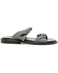 IRO - Sandali Slides Twist Glitter - Lyst