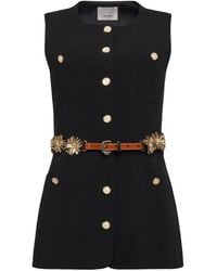 Cinq À Sept - Sunflare Belted Vest - Lyst
