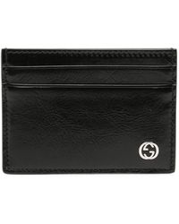 Gucci - Interlocking G Leather Cardholder - Lyst