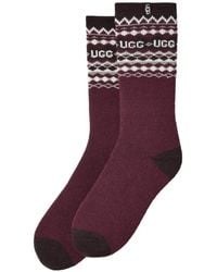 UGG - Keavy Cozy Crew Socks - Lyst