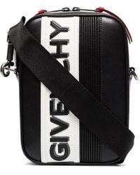 Givenchy Mc3 Logo Crossbody Bag - Black