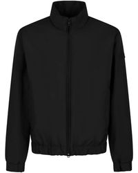 Moncler - Logo-Patch High-Neck Lightweight Jacket - Lyst