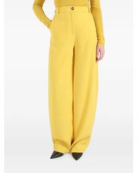 Elisabetta Franchi - Belt-Loop Wide-Leg Trousers - Lyst