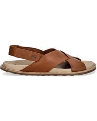 Fly London - Crossover-Strap Slingback Sandals - Lyst