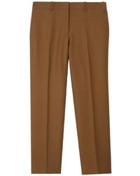 Burberry - Wool Mohair Tailored Trousers - Lyst