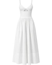 St. Agni - Cut-Out-Detail Sleeveless Maxi Dress - Lyst