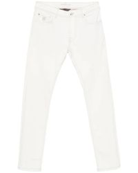 Corneliani - Vaqueros Con Parche Del Logo - Lyst