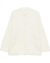 Lauren Manoogian - V-Neck Patch-Pocket Cardigan - Lyst