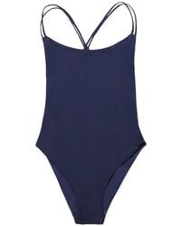 Lido - Novantanove Cross-Strap Swimsuit - Lyst