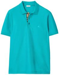 Burberry - Cotton Polo Shirt - Lyst
