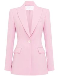 Alex Perry - Single-Breasted Wool Blazer - Lyst