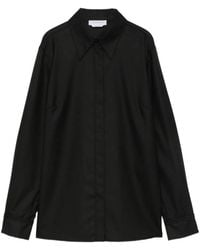Gabriela Hearst - Cruz Concealed-Front Shirt - Lyst