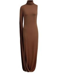 12 STOREEZ - Draped One-Shoulder Maxi Dress - Lyst