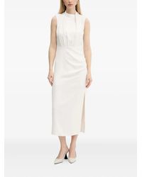 HUGO - Side-Split Midi Dress - Lyst