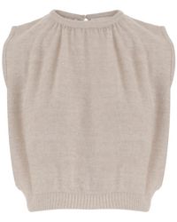arch4 - Top Met Knoopsluiting Aan De Achterkant - Lyst