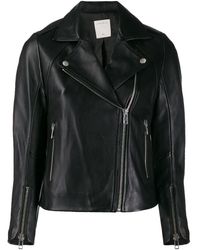 Sandro Biker-style Moto Jacket - Black