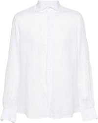 Peserico - Long-Sleeve Linen Shirt - Lyst