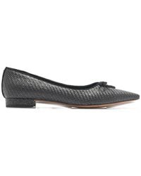 Sam Edelman - Esmira Bow Woven Ballet Flat Pumps - Lyst