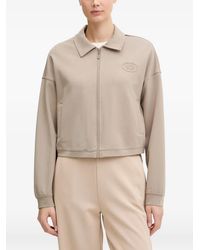 Guess - Zip-Up Cropped Jacket - Lyst