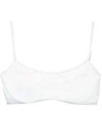 Prada - Top de bikini estilo bandeau - Lyst