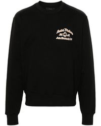 Amiri - Logo-embroidered Cotton Sweatshirt - Lyst
