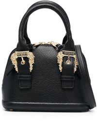 Versace - Faux Leather Mini Tote Bag - Lyst