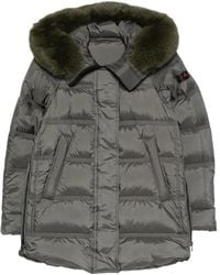 Peuterey - Hooded Midi Down Jacket - Lyst