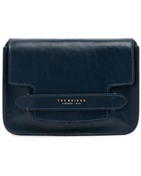 The Bridge - Logo-Print Leather Cross Body Bag - Lyst
