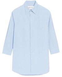Ami Paris - Adc Long Sleeve Cache Cotton Shirt - Lyst