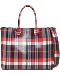 Essentiel Antwerp - Konstantin Check-Pattern Tote Bag - Lyst