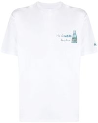 Mc2 Saint Barth - X Gin Mare T-Shirt mit Stickerei - Lyst