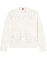DIESEL - Crew Neck Wool Sweater - Lyst