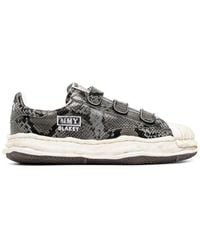 Maison Mihara Yasuhiro - Blakey Og Sole Python Printed Leather Low-Top Sneakers - Lyst