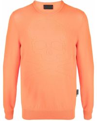 Philipp Plein - Jersey de punto fino con motivo de calavera - Lyst