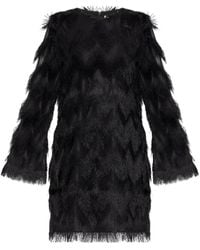 Munthe - Ratti Fringe Long-Sleeve Mini Dress - Lyst